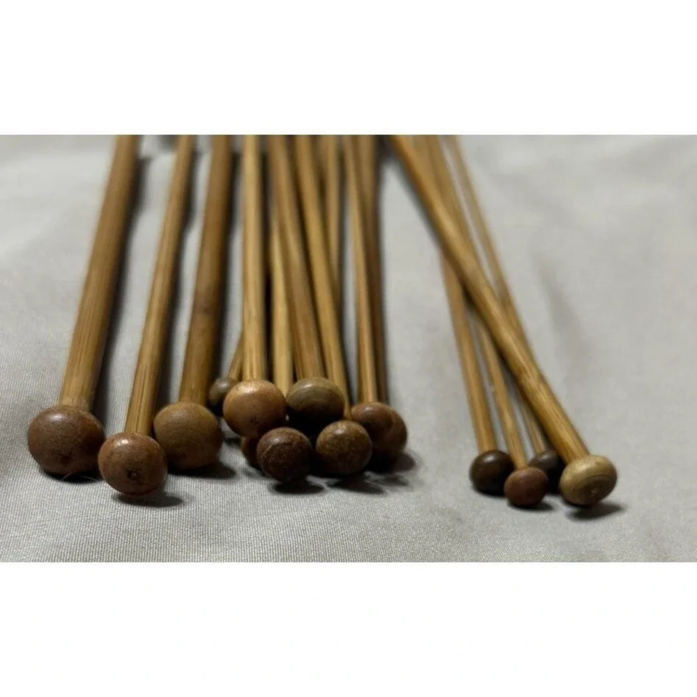 14 Inch Single Point Bamboo Knitting Only‎ 18pcs